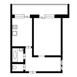 1-к квартира, на длительный срок, 35м2, 5/11 этаж